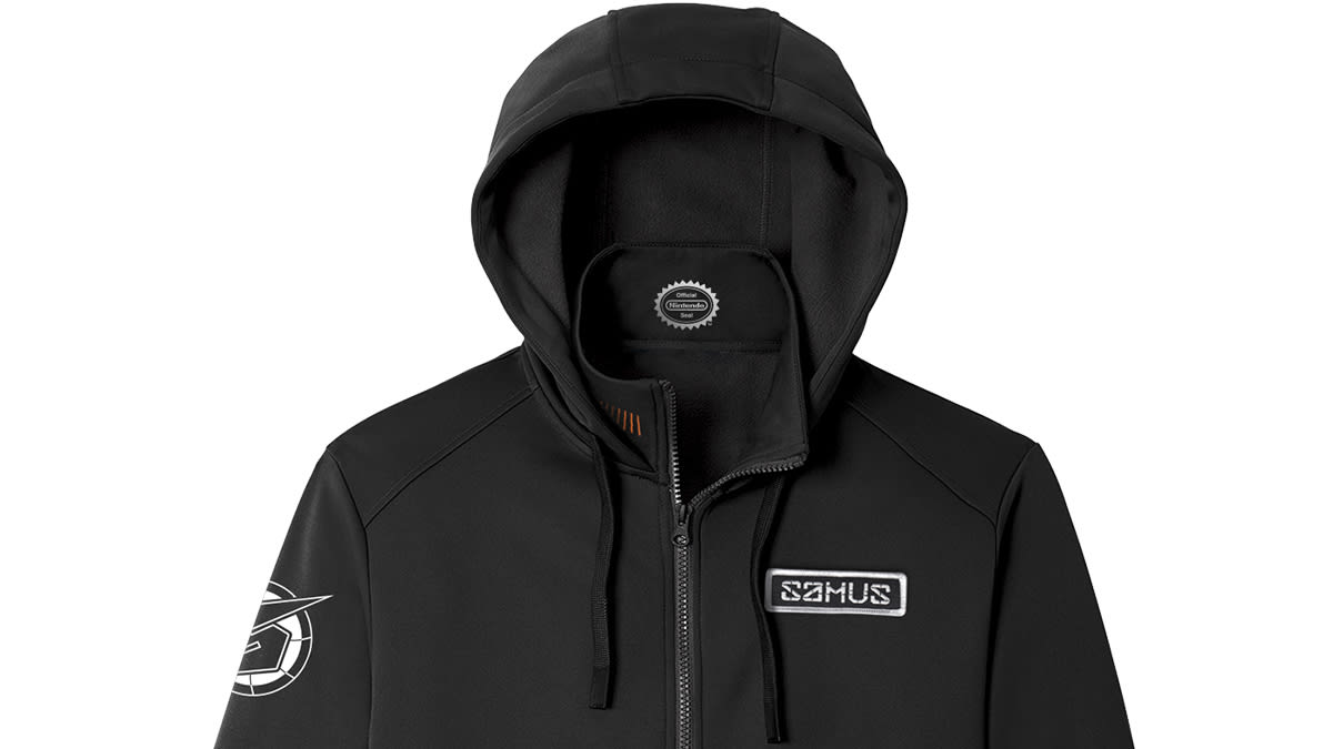 Metroid Prime Remastered Hooded Tech Jacket Nintendo Official Site